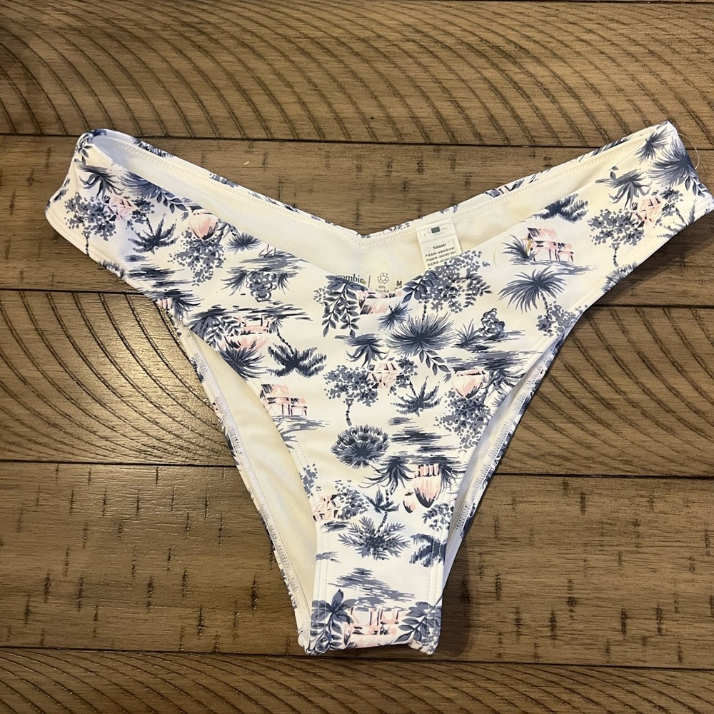 Floral Print Bikini Bottoms